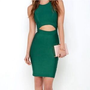 LULUS Cut Out Bodycon Bandage Dress